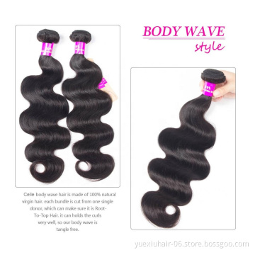 Hair Vendors Wholesale Free Sample  Natural Raw Virgin Brazilian Cuticle Aligned Hair Bundles Human Hair Extension
